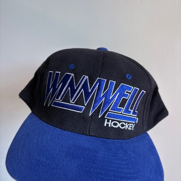 Vintage WINWELL HOCKEY STICK DON CHERRY CANADA trucker hat baseball cap - Picture 2 of 7